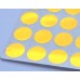 Sticker Circle 5mm yellow 7pcs/1pkt